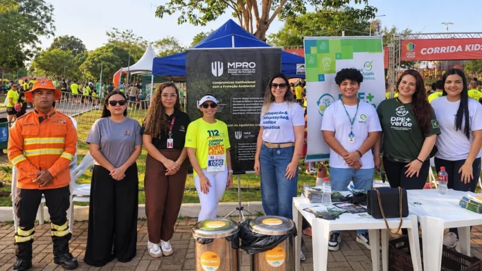 Ação de prevenção de queimadas e educação ambiental durante corrida em Porto Velho