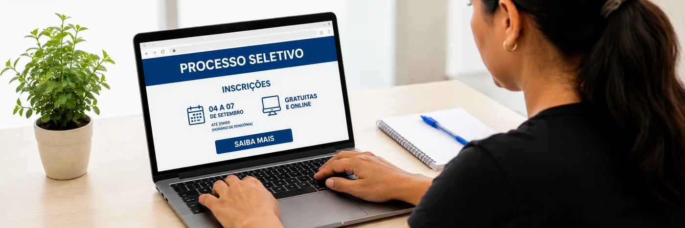 inscrição on-line no processo seletivo de Campo Novo