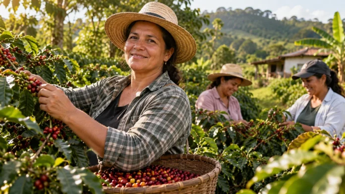 Imagem ilustrativa de produtoras rurais em Cacoal; não representa participantes específicos do evento