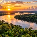 Justiça reforça PM na Resex Jaci-Paraná enquanto MPF pede proteção a extrativistas Composição editorial de paisagem amazônica usada para contextualizar a pauta sobre a Resex Jaci-Paraná.