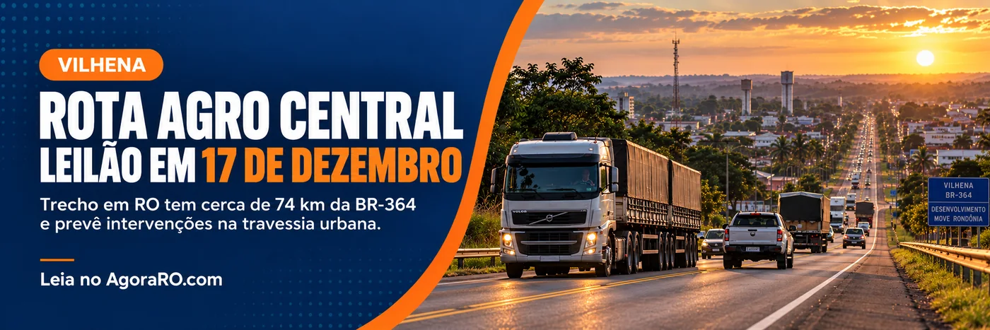 Intervenções previstas na Rota Agro Central em Vilhena