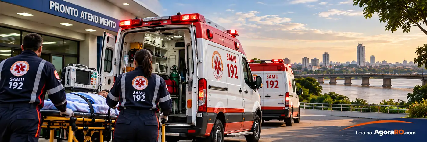 SAMU de Porto Velho recebe duas novas ambulâncias para reforçar a frota
