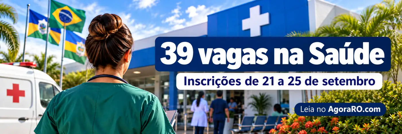 Seletivo Novo Horizonte abre 39 vagas na Saúde; inscrições de 21 a 25 de setembro