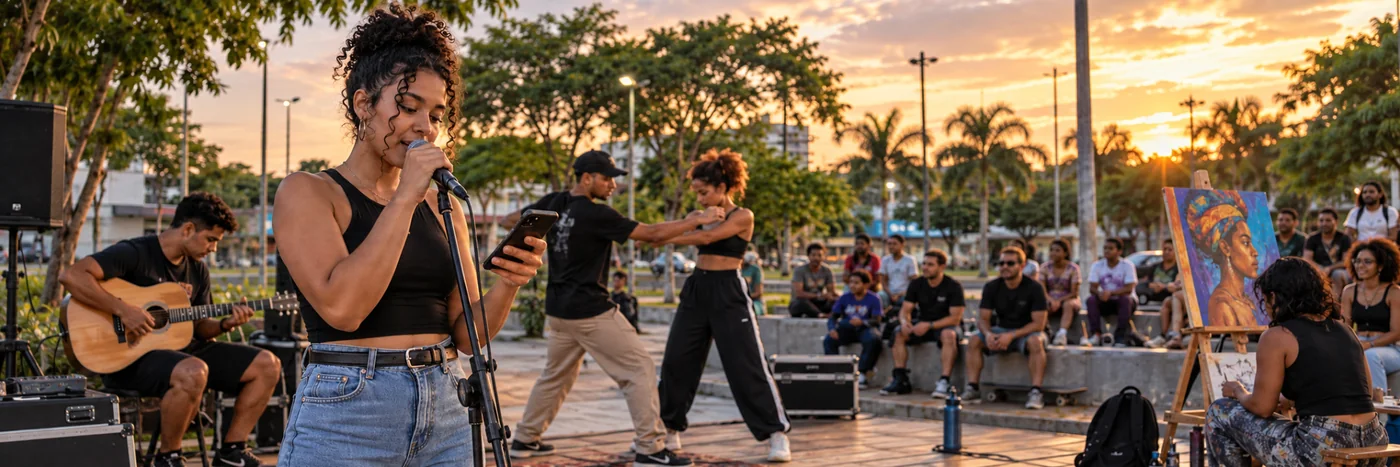 etapas do Show de Talentos em Porto Velho nas zonas Sul e Leste