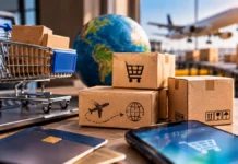 Fim da “taxa das blusinhas” vira lei, mas imposto federal já estava zerado desde maio Compras internacionais com pacotes, carrinho de compra, smartphone e transporte aéreo