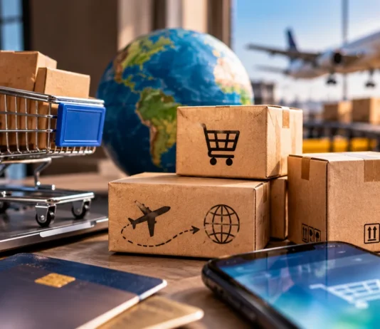 Fim da “taxa das blusinhas” vira lei, mas imposto federal já estava zerado desde maio Compras internacionais com pacotes, carrinho de compra, smartphone e transporte aéreo