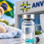 Anvisa amplia vacina contra meningite para bebês a partir de 6 semanas Vacina contra meningite em composição editorial sobre ampliação de indicação para bebês