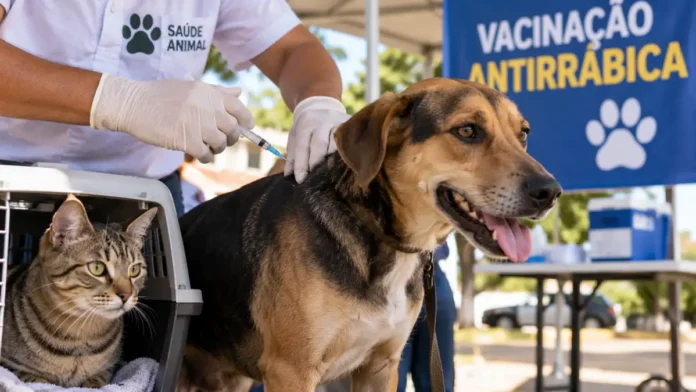 vacinação antirrábica em Rolim de Moura para cães e gatos