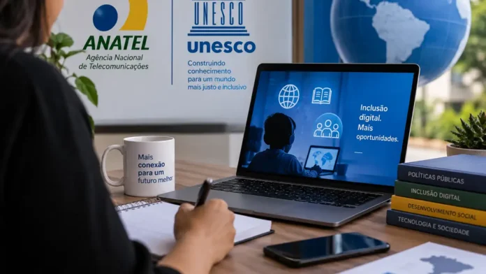 Vaga remota da Anatel para pesquisador em projeto de inclusão digital com a Unesco