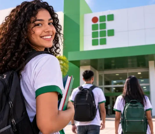 IFRO tem 3.806 vagas para 2027; veja prazos e quem pode concorrer Composição editorial sobre vagas do IFRO para 2027 com estudantes em ambiente educacional.