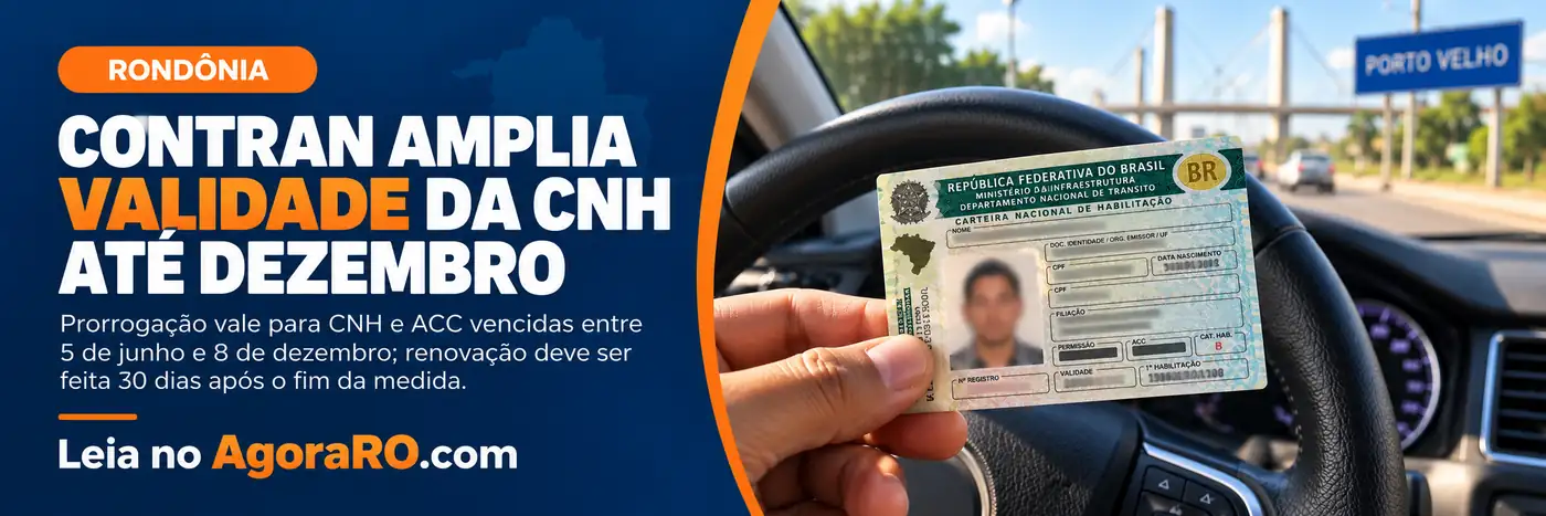 validade da CNH prorrogada pelo Contran até dezembro