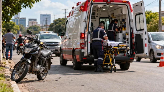 Acidentes com motos em Porto Velho aparecem em balanço de atendimentos do Samu