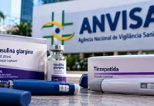 Anvisa proíbe medicamentos irregulares com insulina e tirzepatida; veja quais Embalagens e dispositivos injetáveis representando medicamentos irregulares com insulina glargina e tirzepatida, imagem ilustrativa