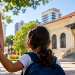 Porto Velho anuncia comitê contra trabalho infantil; lançamento será nesta terça-feira Comitê contra trabalho infantil: imagem ilustrativa de adulto acompanhando criança em área institucional de Porto Velho