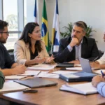 Porto Velho anuncia comitê contra o trabalho infantil; veja como denunciar Comitê contra trabalho infantil ilustrado por reunião de representantes da rede de proteção em Porto Velho.