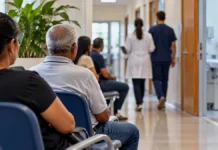 Justiça manda corrigir classificação em concurso de perito médico em Rondônia Corredor de atendimento de perícia médica ilustra decisão sobre cotas raciais em concurso de Rondônia