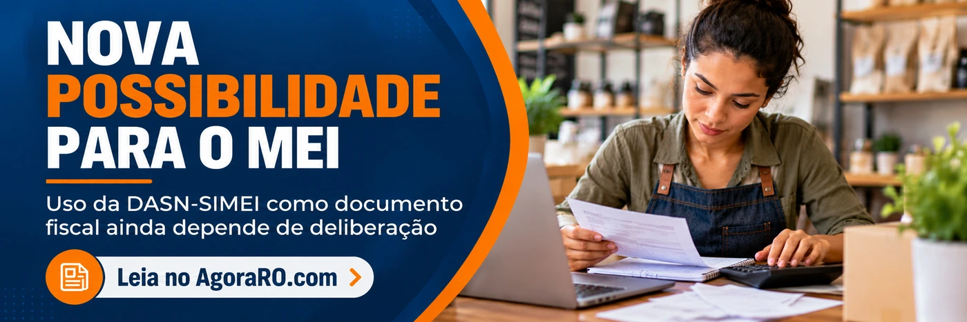 Faixa do AgoraRO sobre nova possibilidade de uso da DASN-SIMEI como documento fiscal