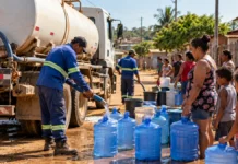 Porto Velho já distribuiu mais de 180 mil litros de água durante a estiagem distribuição de água em Porto Velho leva água potável a famílias afetadas pela estiagem