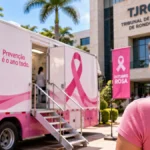 TJRO terá mamografia e Papanicolau gratuitos com Hospital de Amor; agendamento vai até 13 de outubro Unidade móvel do Hospital de Amor em ação de exames gratuitos no TJRO