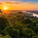 Flona do Bom Futuro entra em nova etapa de concessão; entenda o que muda em Rondônia Vista aérea de floresta amazônica relacionada à concessão da Flona do Bom Futuro em Rondônia