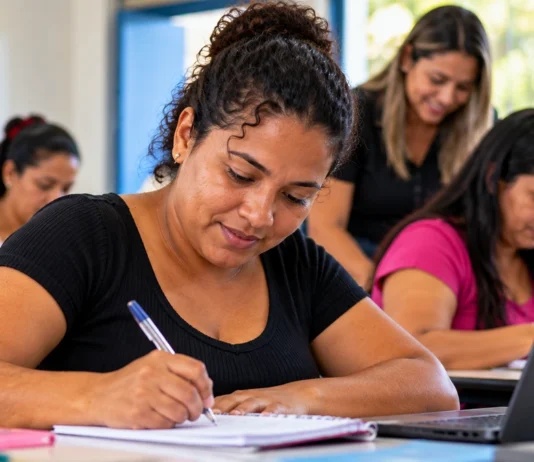 IFRO abre 180 vagas gratuitas para mães atípicas e cuidadoras em nove municípios de Rondônia Mulheres participam de formação presencial em sala de aula em Rondônia