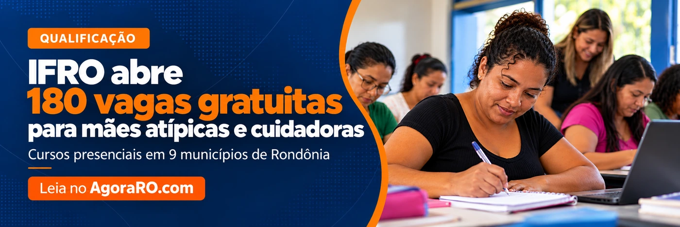 Cursos para mães atípicas e cuidadoras oferecidos pelo IFRO em municípios de Rondônia