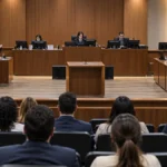 Júri de Porto Velho condena três réus em caso de empresário morto em 2024 Plenário ilustrativo representa júri em Porto Velho relacionado a três condenações em primeira instância