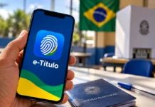 Justificativa eleitoral em Rondônia: veja como fazer no domingo Composição editorial sobre justificativa eleitoral em Rondônia com e-Título e seção de votação