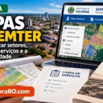 Mapas de Vilhena mostram bairros, uso do solo e serviços; veja como consultar Mapas de Vilhena e serviços digitais da Secretaria Municipal de Terras