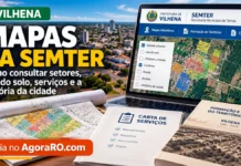 Mapas de Vilhena mostram bairros, uso do solo e serviços; veja como consultar Mapas de Vilhena e serviços digitais da Secretaria Municipal de Terras