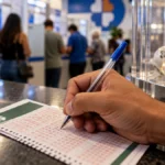 Mega-Sena 3074 acumula; aposta de Porto Velho ganha R$ 30,3 mil na quina Mega-Sena 3074 e bilhete de loteria em composição ilustrativa sobre a quina registrada em Porto Velho