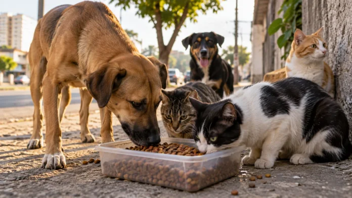 Merenda Pet em Porto Velho prevê pontos de alimentação para cães e gatos em situação de rua