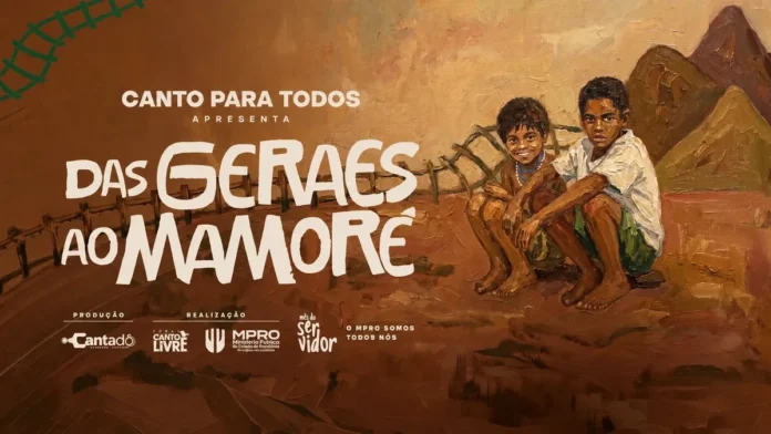 Arte oficial do musical em Porto Velho Das Geraes ao Mamoré