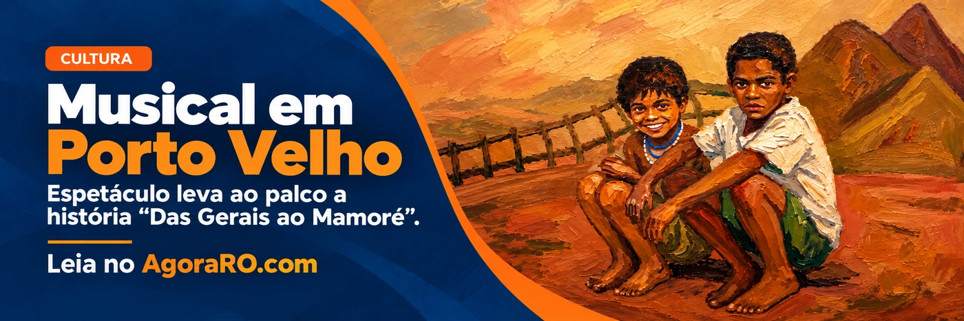 Imagem faixa do AgoraRO sobre musical em Porto Velho Das Geraes ao Mamoré