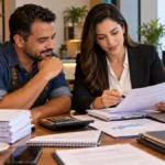 PGFN abre novas negociações para MEIs e empregadores Microempreendedor analisa documentos em composição sobre negociação PGFN