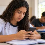 Pé-de-Meia atende 34.758 estudantes em Rondônia; veja valores e quem pode receber Pé-de-Meia em Rondônia é consultado por estudante em ambiente escolar