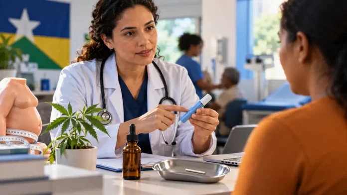 Tratamentos no SUS representados por consulta médica sobre obesidade, canabidiol e implante contraceptivo
