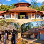 MPRO orienta órgãos de Cacoal sobre educação infantil indígena e Bolsa Família Educação infantil indígena em Cacoal: composição de três fotografias fornecidas, mostrando instalações e visita de representantes institucionais.